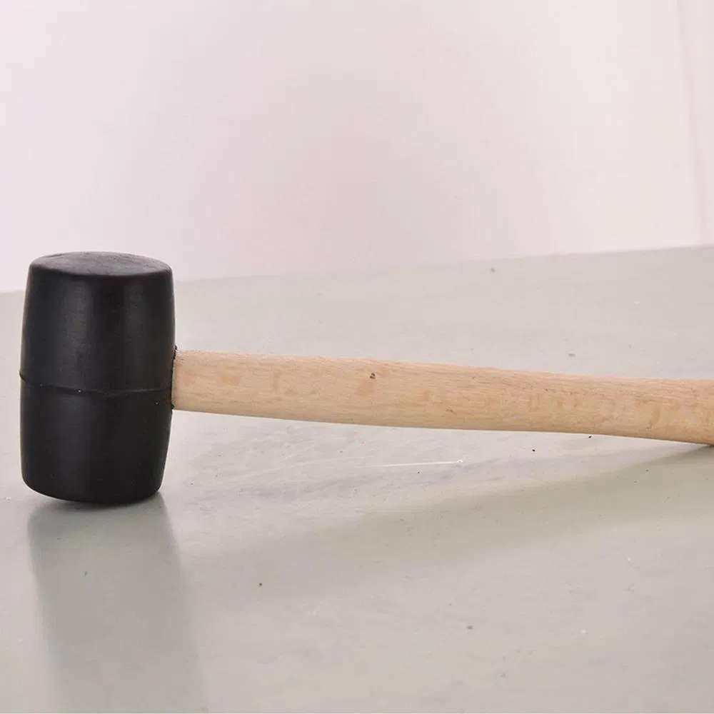 Резиновый молоток Hautine с деревянной ручкой