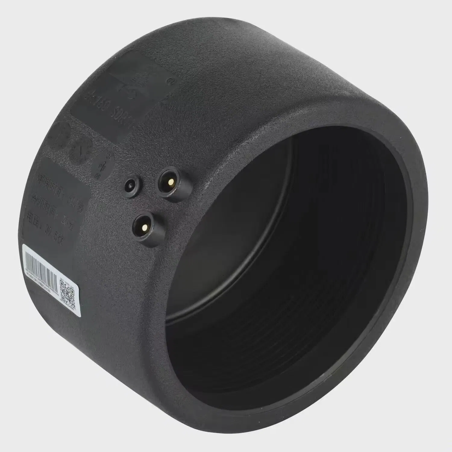 High Quality Size Selection DN32mm-1200mm Electrofusion Joint End Cap HDPE Electrofusion Pipe Fittings