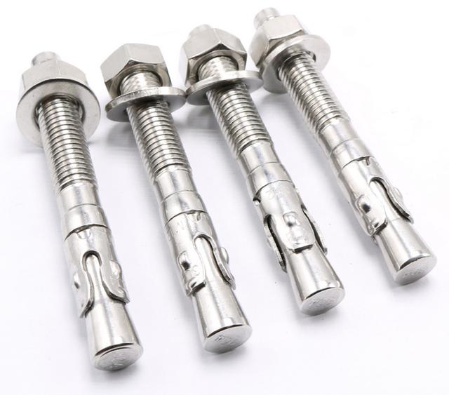 China Factory Stainless Steel A2 A4 Wedge Anchor Expansion Bolt Concrete Screw