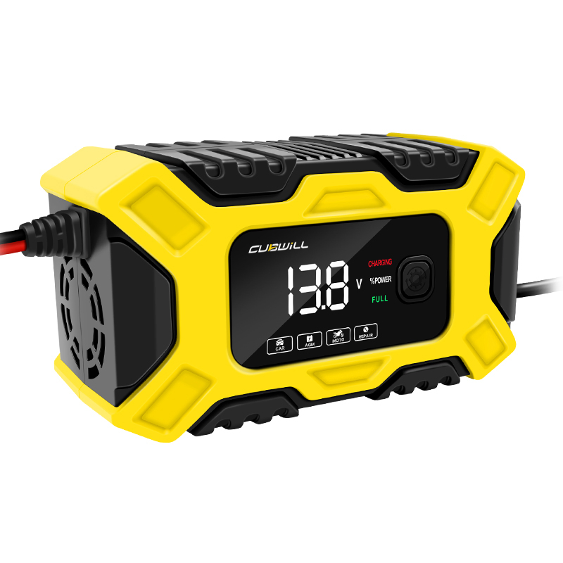 Pulse Repair Lead Acid Battery Charger 12V 6A Full Intelligent Automatic Repair Car Battery Charger