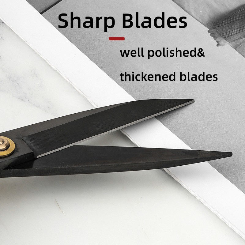 8'' Heavy Duty Scissors, Tailor Scissors, Fabric Scissors/Shears, Sewing Scissors/Shears, Tailoring Scissors for Cutting Cloth, Clothes and Leather