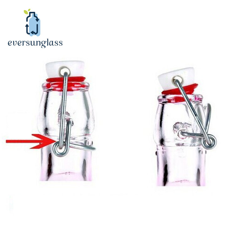 Wholesale 250ml Round Olive Oil Bottle with Clasp Clip