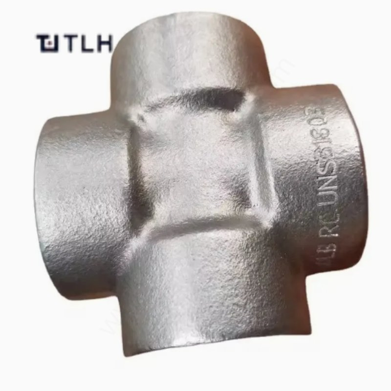 China Factory Customized Class 3000 ASME B16.11 Stainless Steel Ss 304 316 316L 1inch NPT Female Forged Fittings Thread Cross