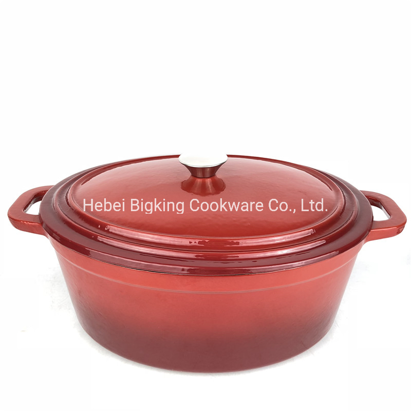 Enamel Coated Cast Iron Cookware Tools Oval Casserole