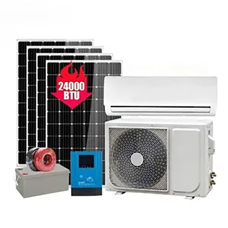 Wholesale Factory Price 18000BTU/1.5ton Air Cooler Power Solar Energy Panel Hybrid DC Air Conditioner