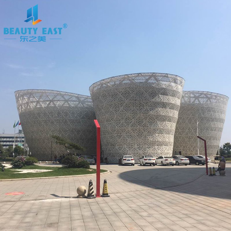 Aluminum Great Wall Panel Spport Perforated Decotaive Aluminum Veneet