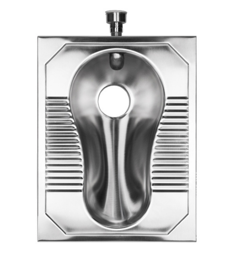 Freely Matched Rear Water Stainless Steel Squat Toilet Match High Water Tank