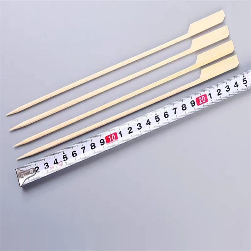 Food-Contacting Grade High Quality Paddle Skewer Gun Skewer BBQ Bamboo Skewer