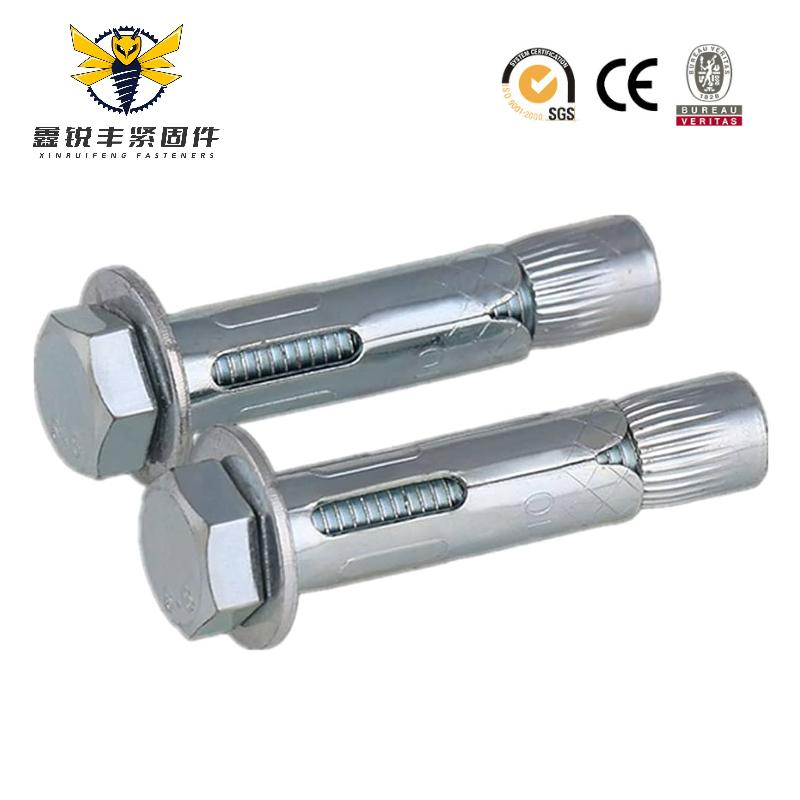 Анкерный болт 4 шт, оцинкованный, сталь