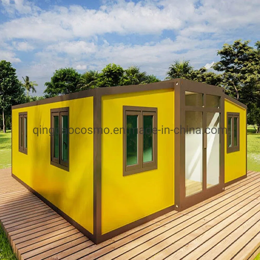 New Design Luxury Expandable Container House Prefab Container Shop/Modular House with Balcony