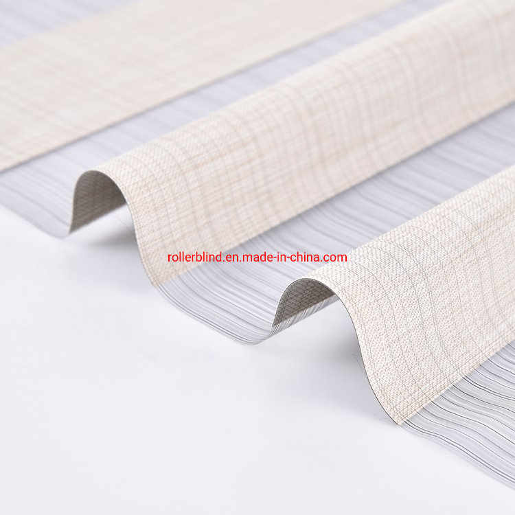 OEM Window Shade Polyester Fabric Roller Blind Day and Night Zebra Blind