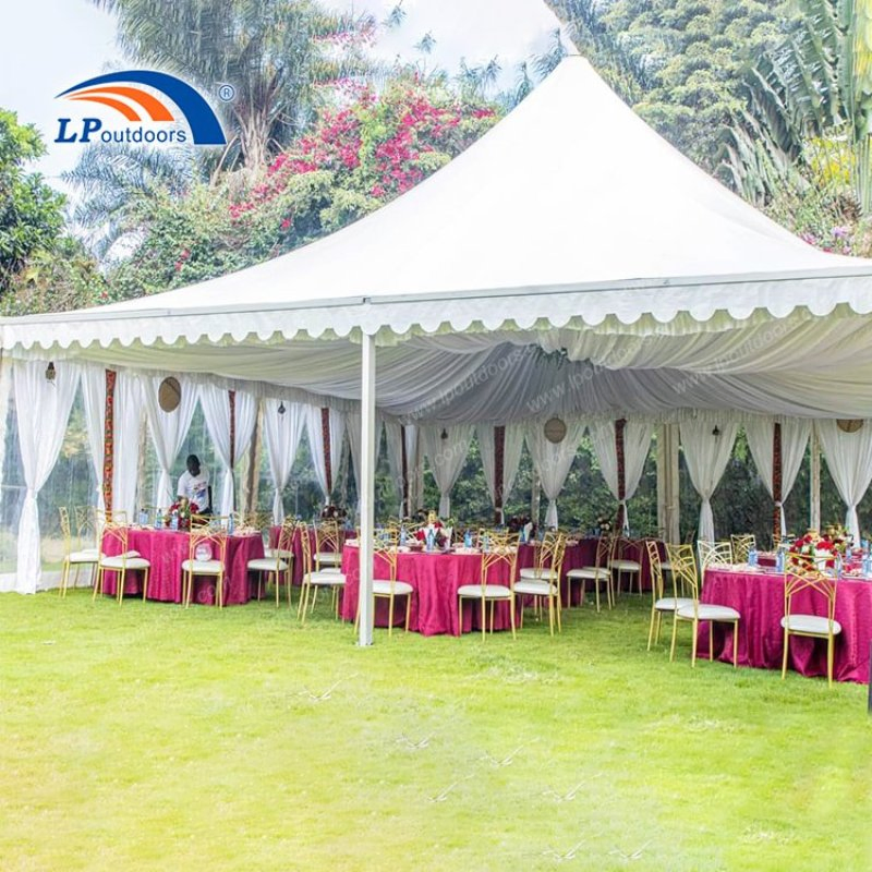10X10m B Line Aluminum 100 Seaters Pagoda Tent for Kenya Outdoor Events