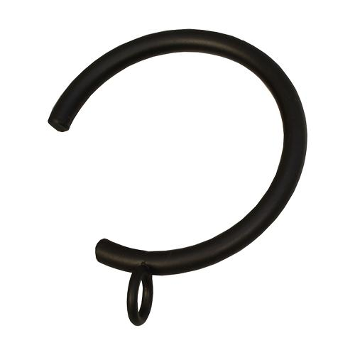 1 1/2 Inch Matt Black Gold Silver Curtain C-Rings