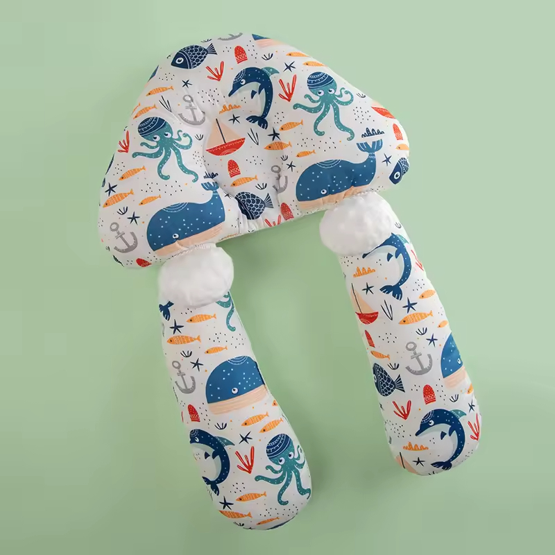 Air-Permeable Baby Sleeping Arm Wedge Pillow Baby Head Neck Support Pillow