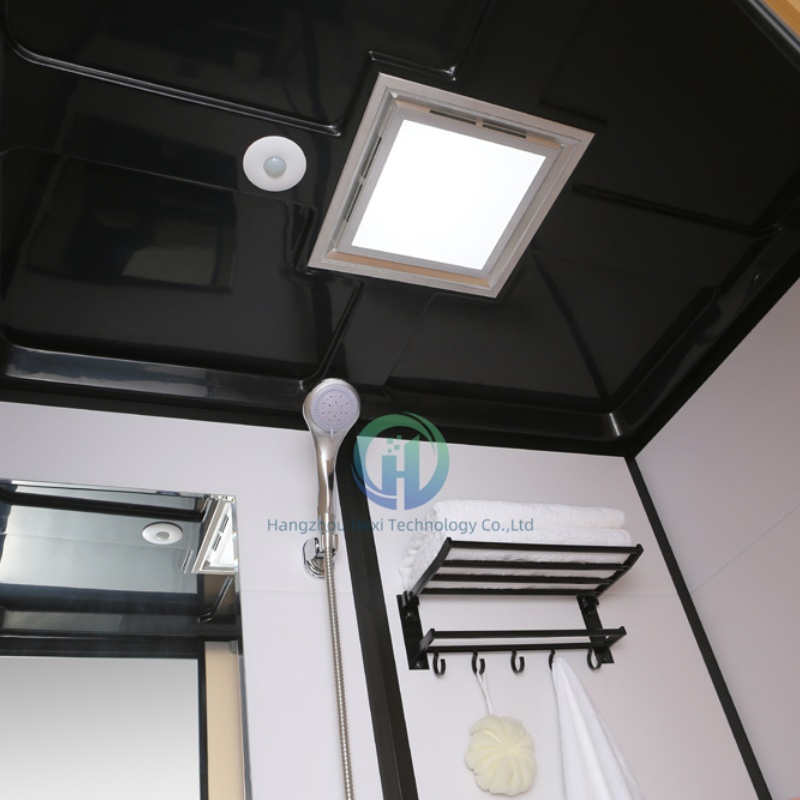 Modern Prefabricated Bathroom 140*110/170*120/190*120*215cm with Sanitary Toilet and Shower