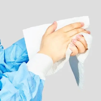 Medical/Kitchen Scrim Paper Rolls Lint-Free High Strength Dustless Strong Oil/ Water Absorption