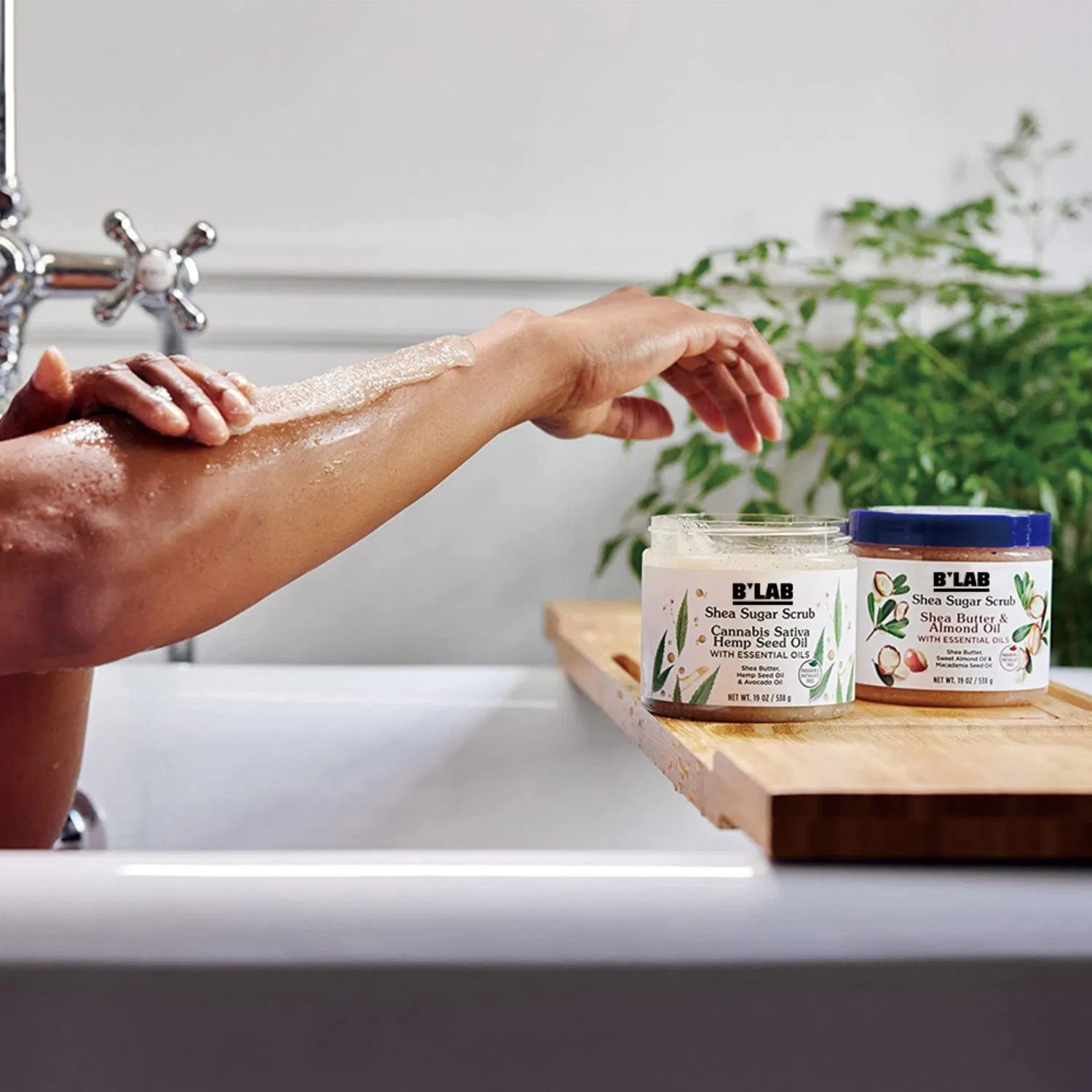 Customized Organic Scented Vegan Skin Whitening Exfoliating Shea Butter Dead Sea Salt Bath Body Scrubs