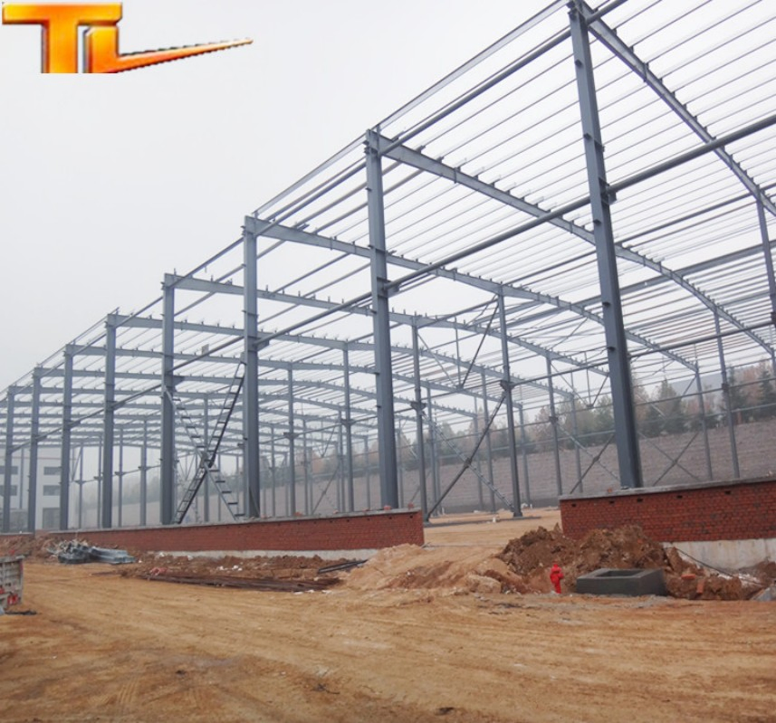 Portal Steel Frame Shed Steel Prefabricated Industrial Warehouse Building