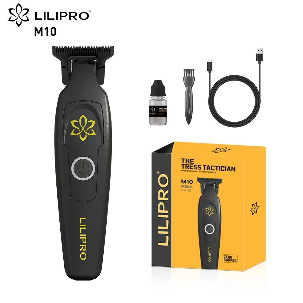 Lilipro M10 7000rpm Professional Hair Trimmer Hair Clippers for Men Barber Blade Trimmer Cordless Rechargeable Edgers Clippers