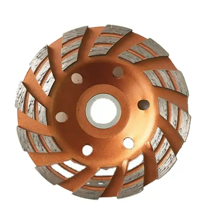 Three Rows Sintered Diamond Grinding Cup Wheel