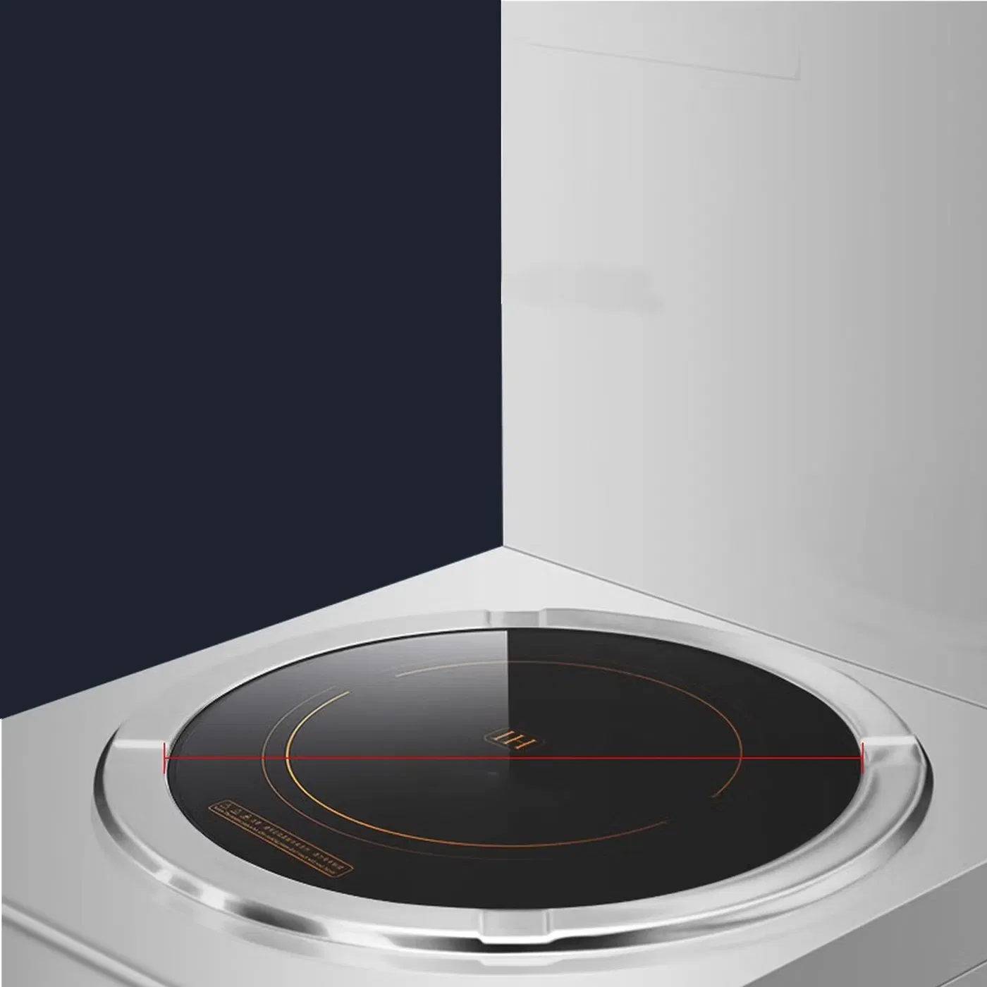 12kw Multipurpose Catering Soup Cooking Equipment Double Heads High Back Soup Stove