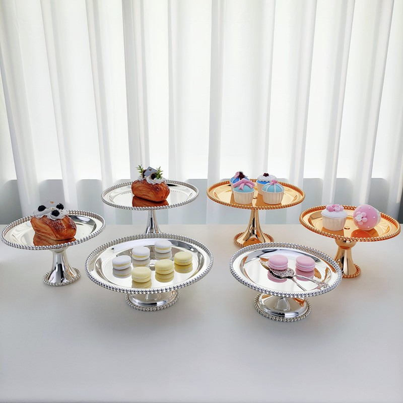 Metal Silver Plated Cake Rack, Modern Style Cake Rack, Wedding Cake Rack Decoration
