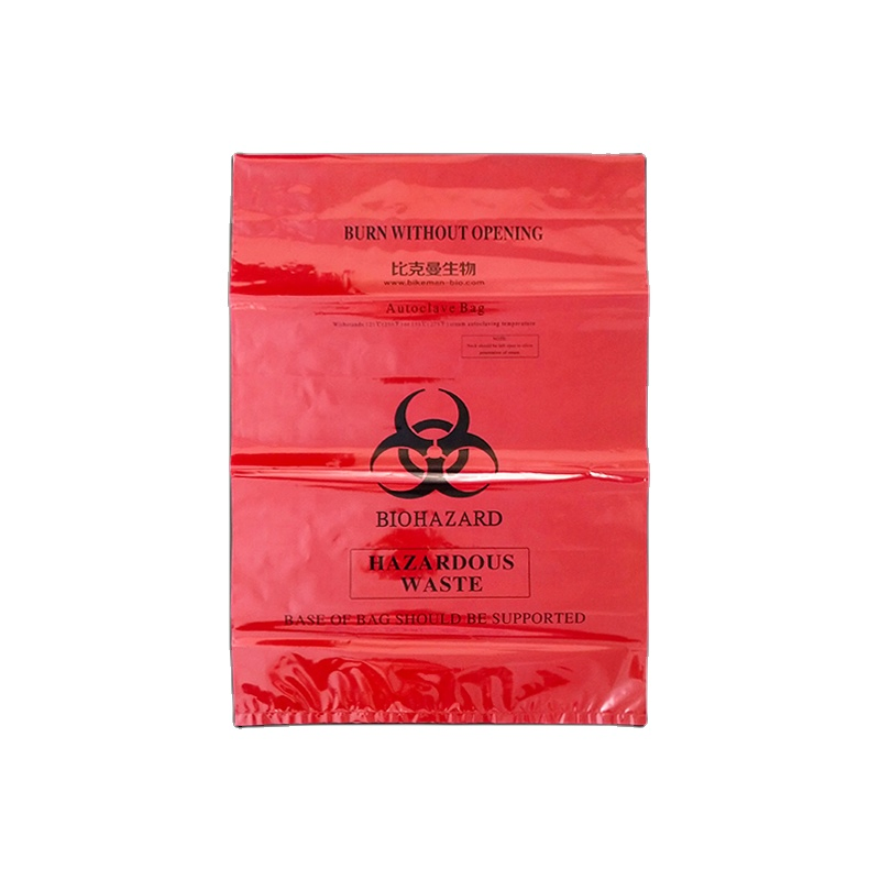 Medical Grade Composite PP/PE Material Biohazard Bag with Customized Logo