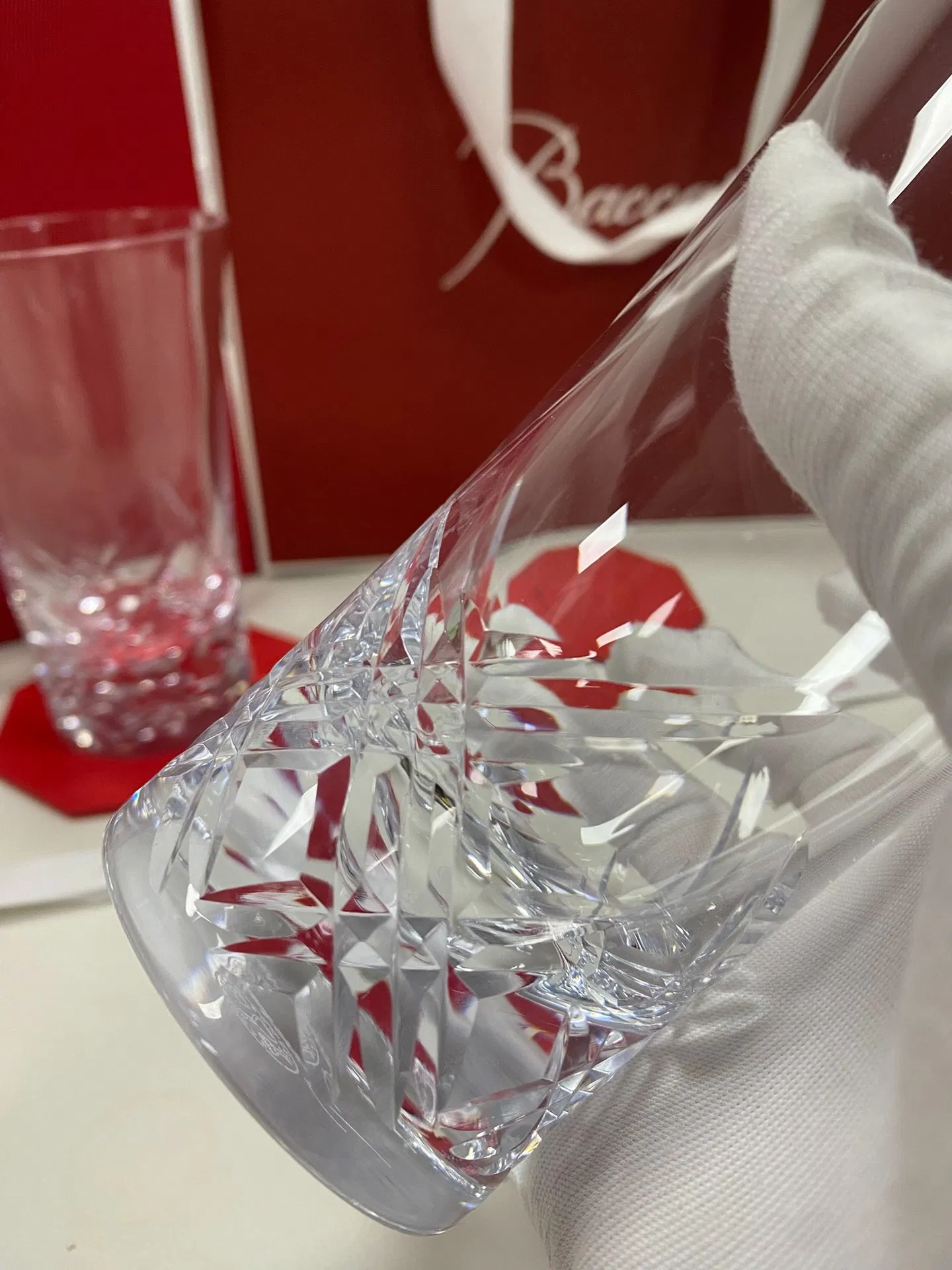 Elegant Baccarats Stella Highball Crystal Cup Luxurious Entertaining Gift Box High End Premier Wine Glass