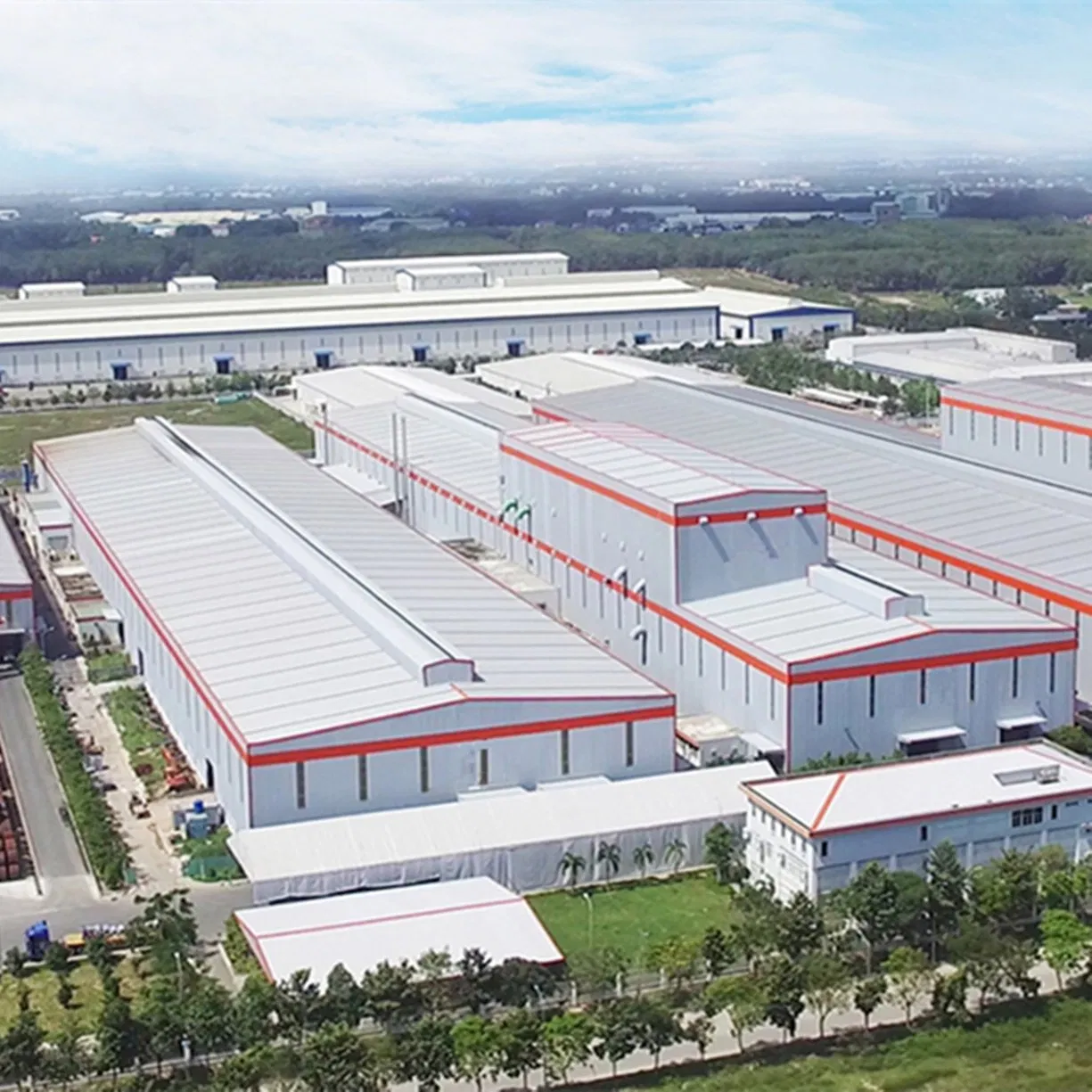 High-Quality Steel-Structured Warehouse Building - Prefabricated Iron Profiles H-Shaped Beams and Columns