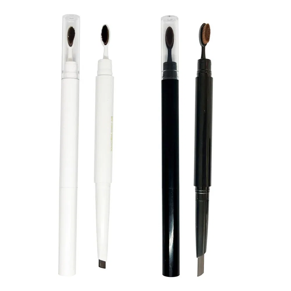Waterproof High Pigmented Eyebrow Pen with Oval Brush Eyebrow Pencil