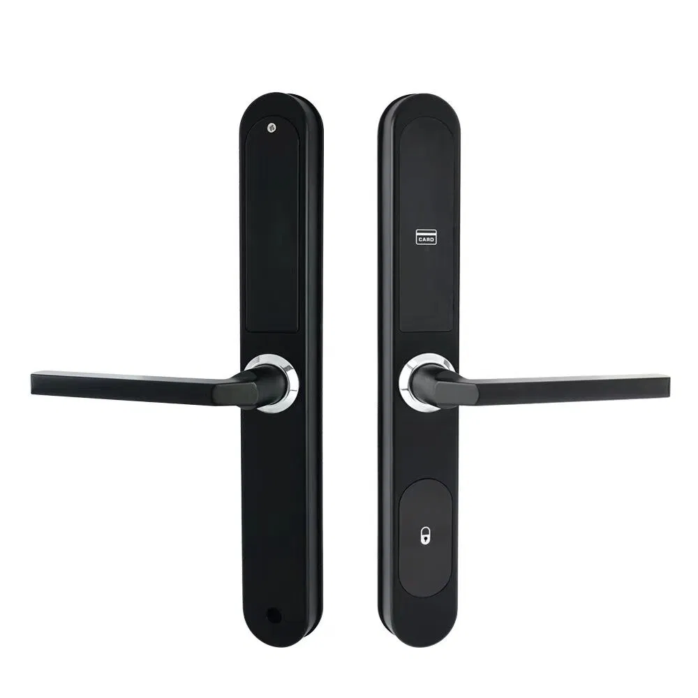 Waterproof RFID Card Door Lock with European Mortise for Hotel