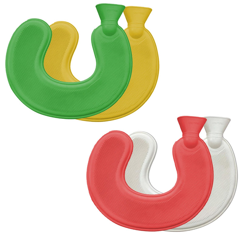 Good Quality Natural Rubber U-Shape Hot Water Bag for Neck