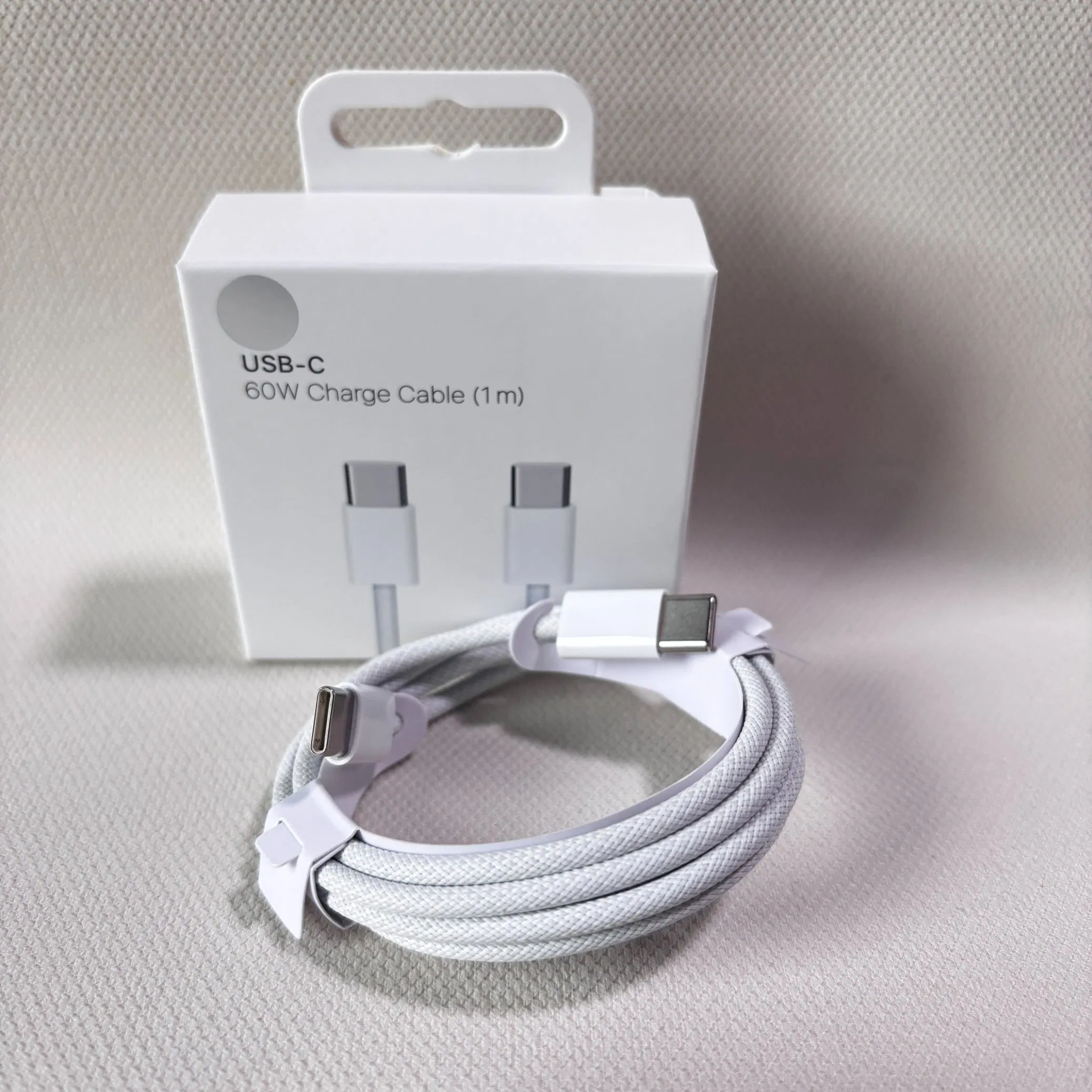 Кабель USB-C — Lightning 60W, 1 метр, быстрая зарядка