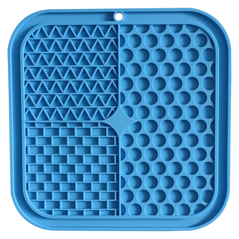 Custom Silicone Factory OEM/ODM Silicone Pet Food Licking Mats, Silicone Bowl Mats, Silicone Pads