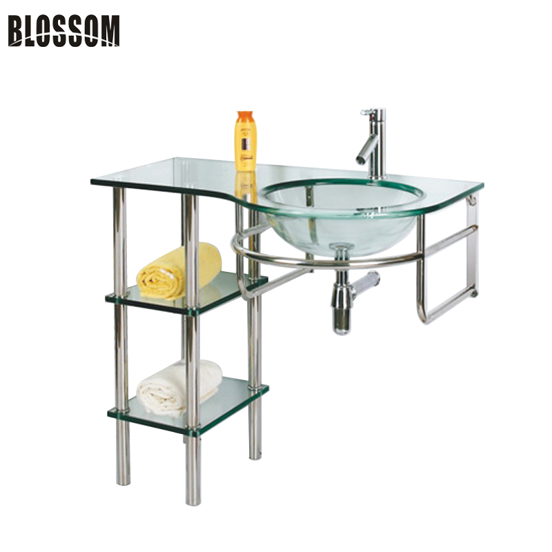 Стеклянная раковина для ванной из Китая