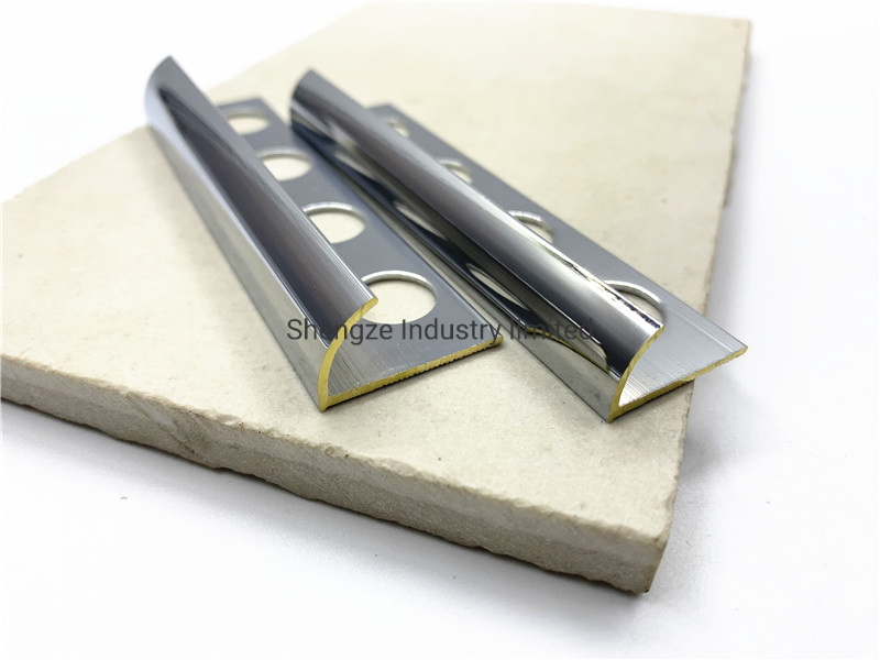 Wall Curved Edge Strip Corner PVC Tile Trim Aluminum Floor Wall Panel Trim Tile Trim