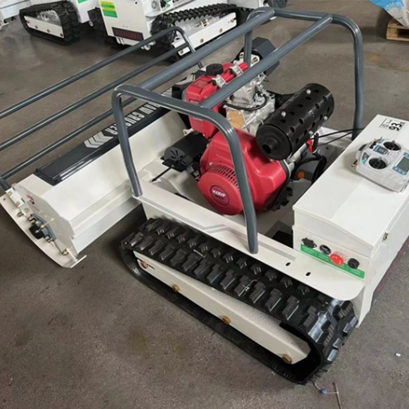 Бензиновый робот-газонокосилка с пультом ДУ