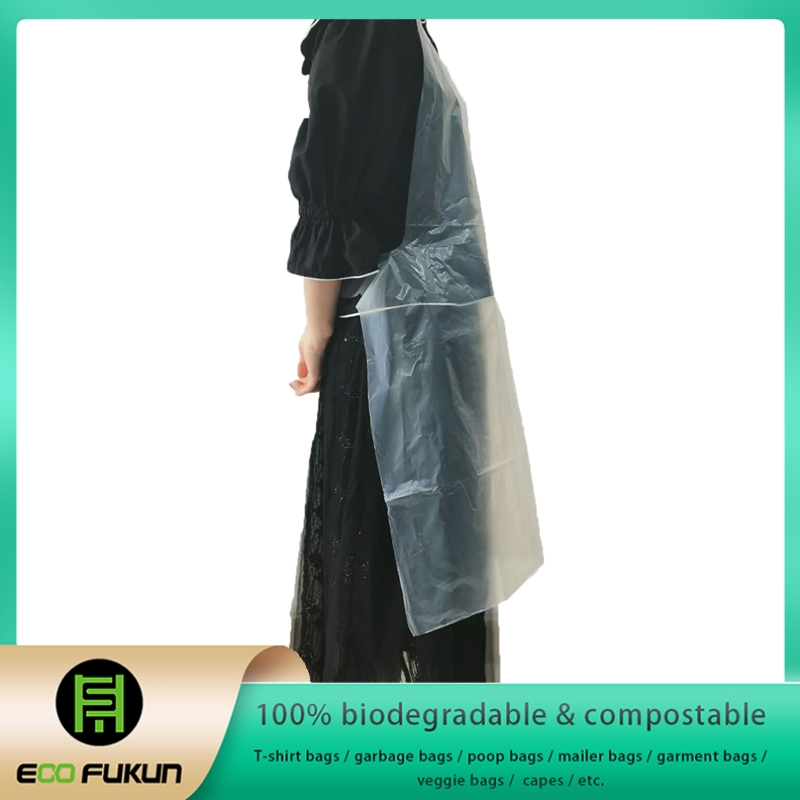 Biodegradable Apron, Plant-Based Disposable Compostable Apron