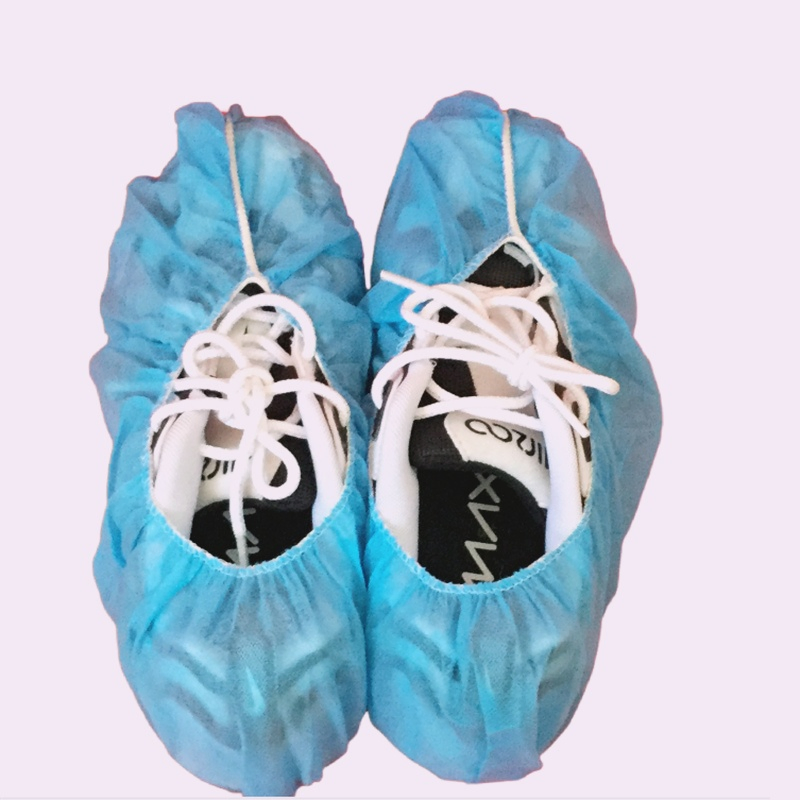 Disposable Non-Skid Shoe Cover with Rubber Band