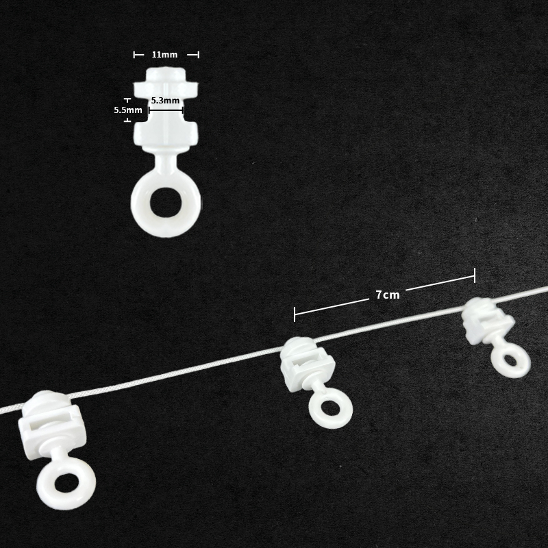 Manufacture Smooth Running Curtain Track Accessories S Wave Curtain Runner