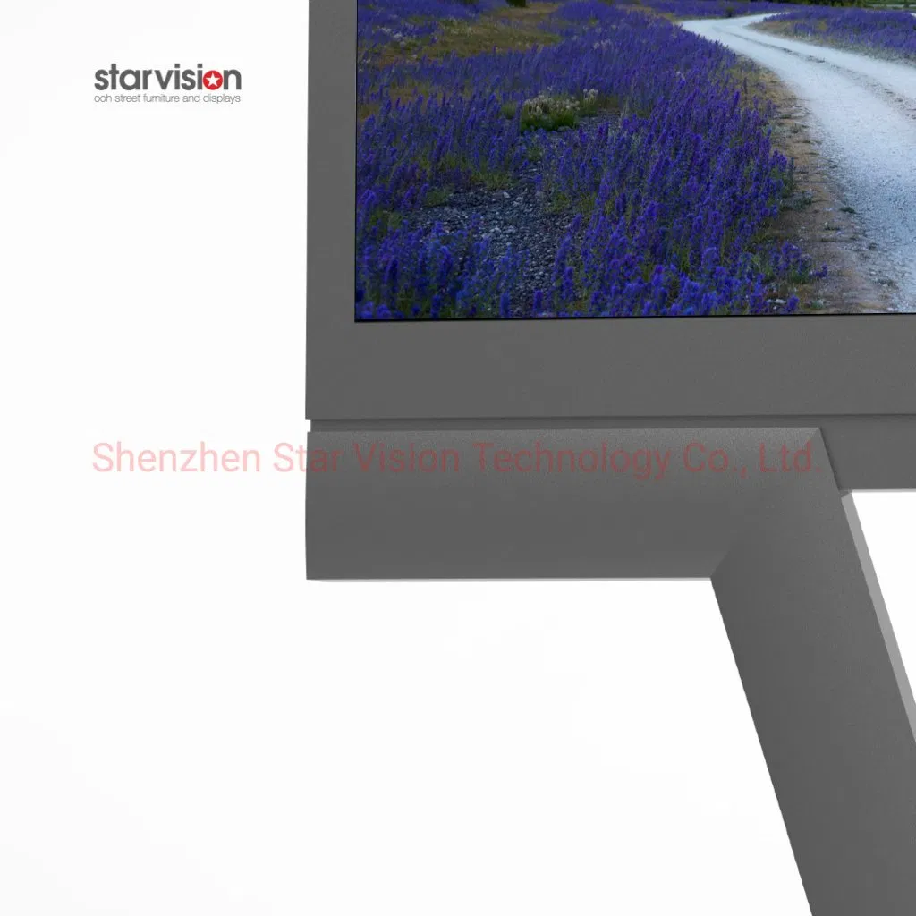 Street Double Sides Outdoor LED Mupi Backlit Light Box Billboard