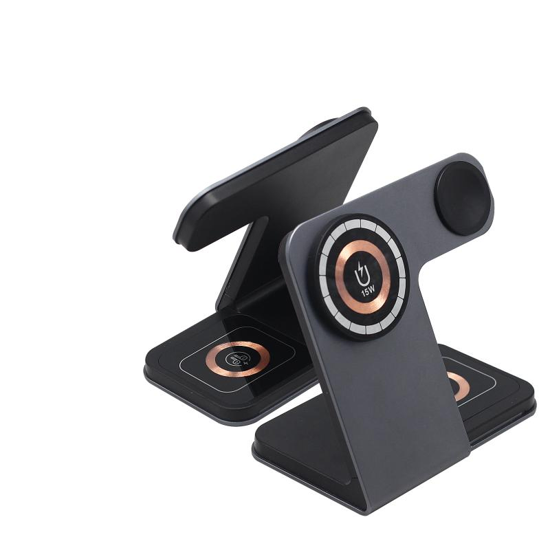 Regent Best Seller 2024 3 in 1 Magnetic Transparent Wireless Charger Charging Stations 4 in 1 Charging Station Charger