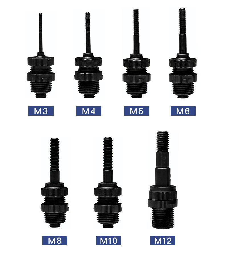 Riveter Pneumatic Nut Rivet Gun for M3-M12 Nut Installation Pneumatic Rivet Nut Tools