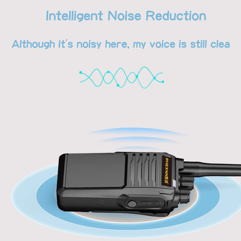 Рация Phexnn UHF Walkie-Talkie, 32 канала, дальность 4 км