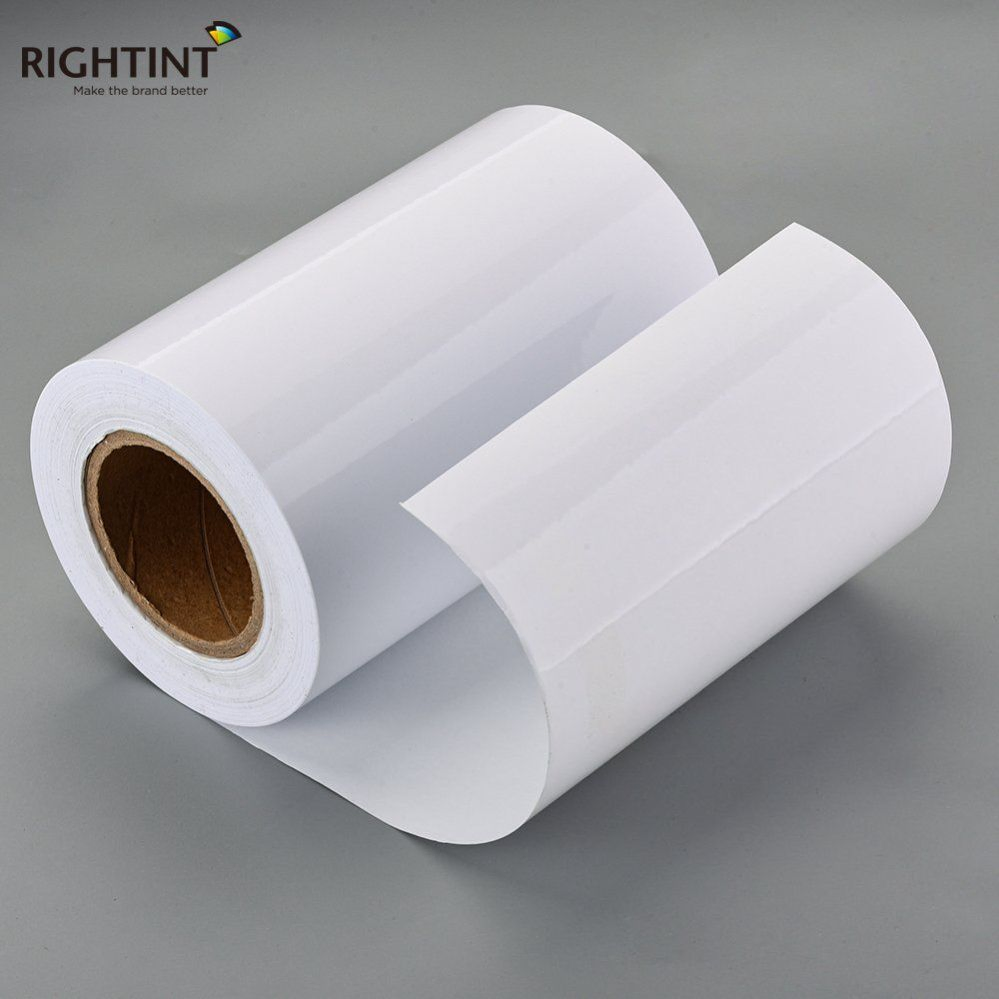 Sticker Opaque Rightint Carton A4, in Rolls, OEM White Glassine Paper
