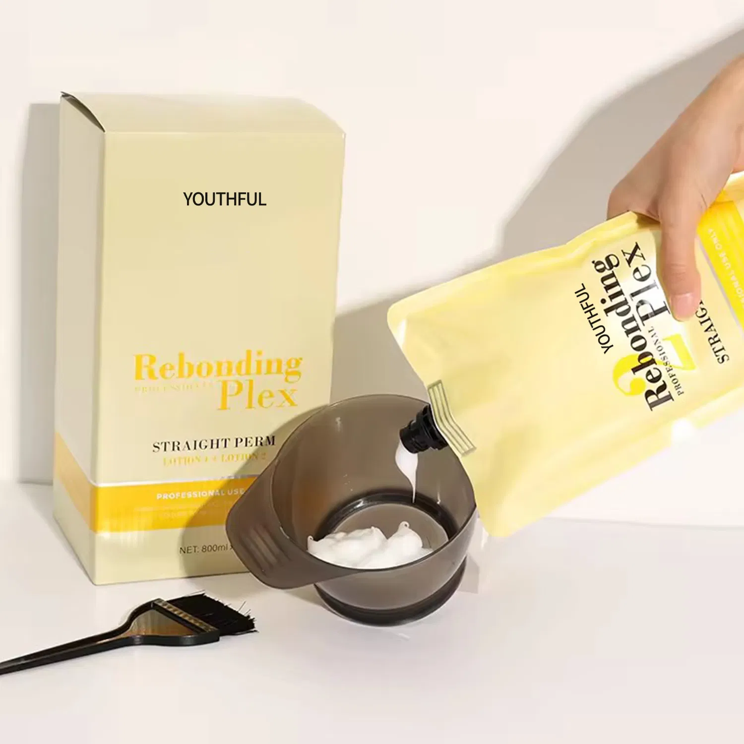 Top Quality Hair Softener Styling Smoothing Perm Water Straightening Rebonding Cream