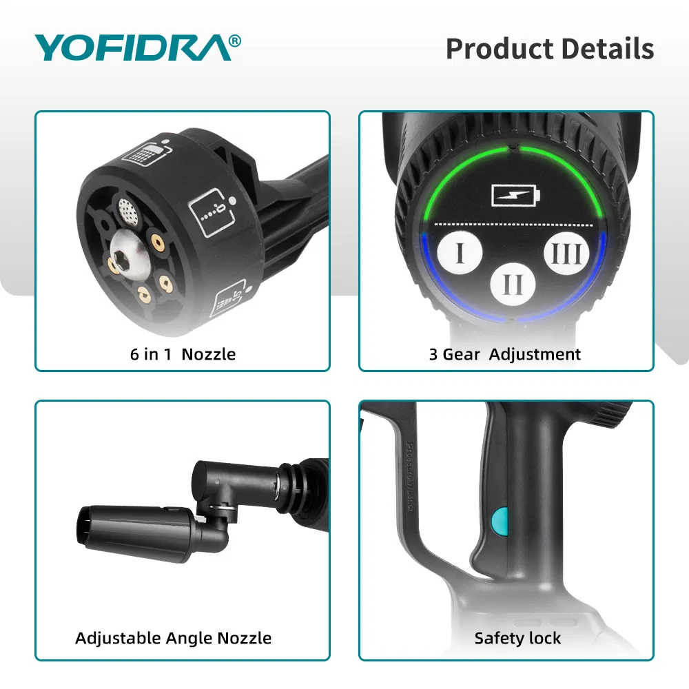 Qizao DIY Wash Cleaning 6 in 1 Car Washer Gun