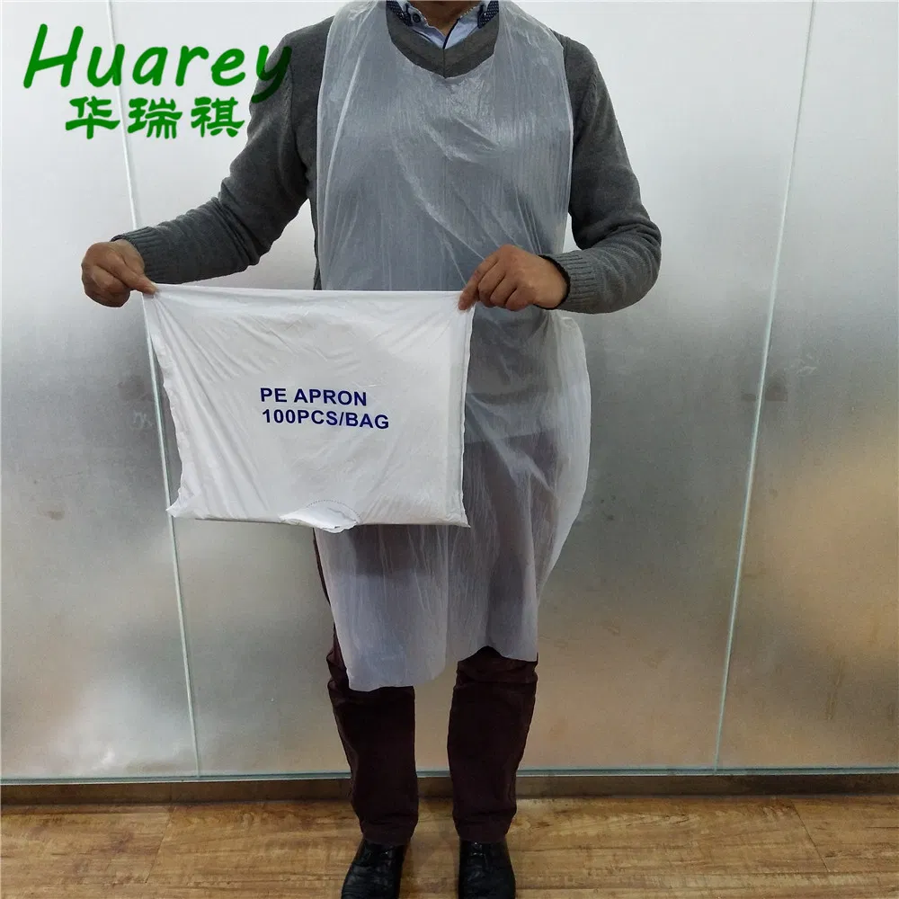 Premium Blue Disposable LDPE Apron for Hospital Use