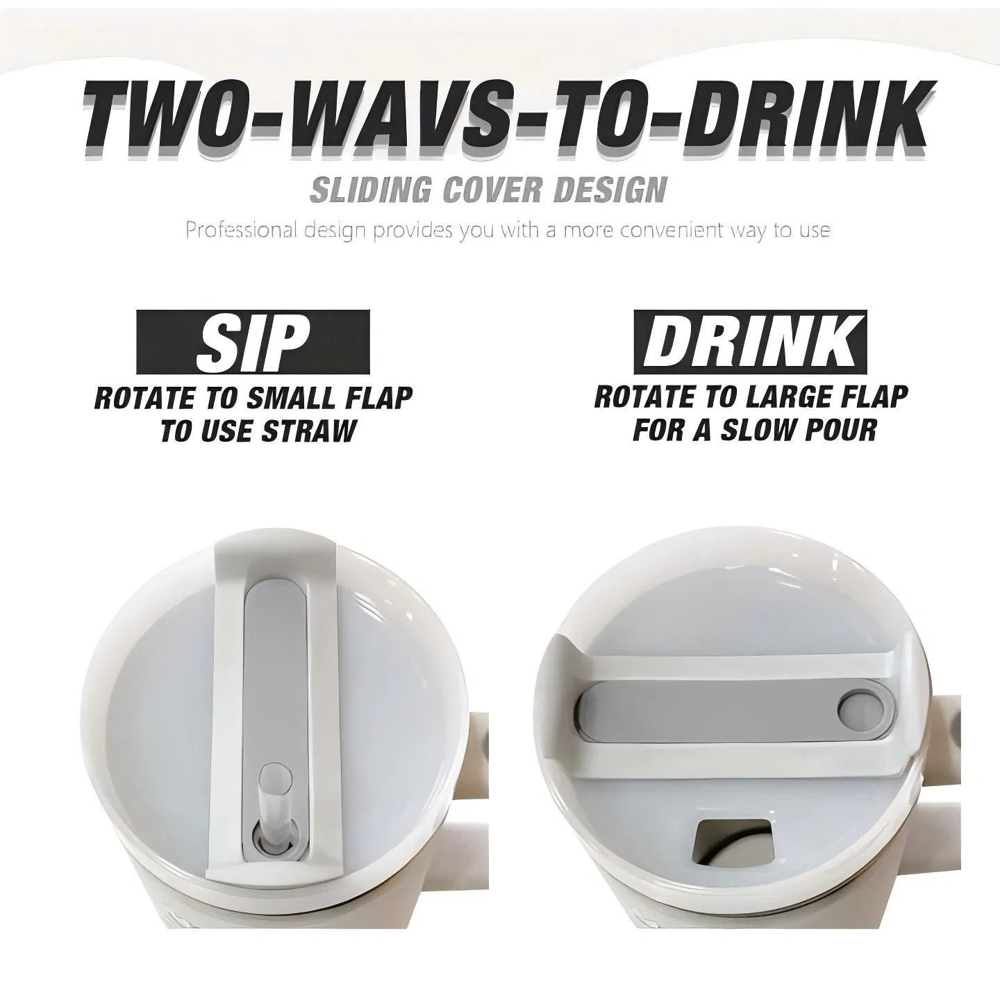 Wholesale Large Capacity Thermos Cup Business Gift Car Water Bottle Vacuum Flask Customized Logo 30oz 40oz Tumbler Thermos with Handle