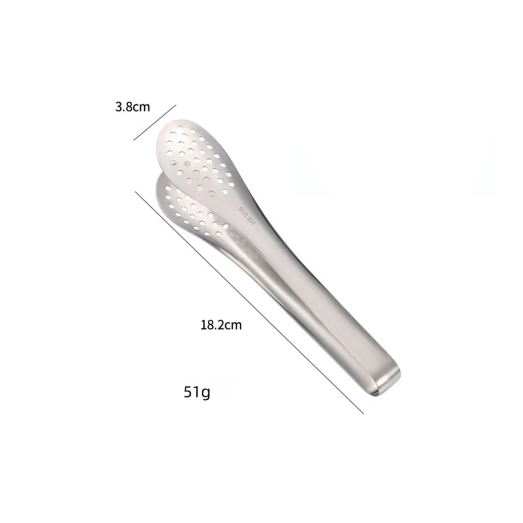 Wholesale 7/9/12 Inch Kitchen Buffet Party Catering Salad Cake Bread Serving Stainless Steel Tongs